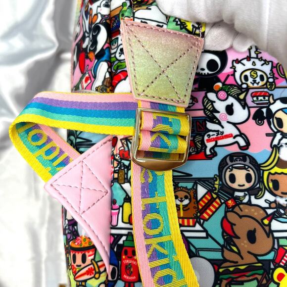 Tokidoki Toki Take Out Full Size Backpack Bag Donutella Corallina Sushi Sandy main image 7